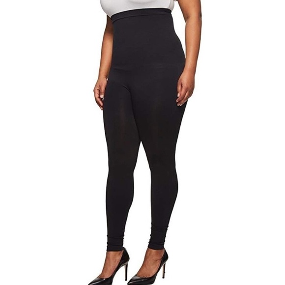 SPANX Look At Me Now Seamless Black Leggings 3X - Picture 1 of 9